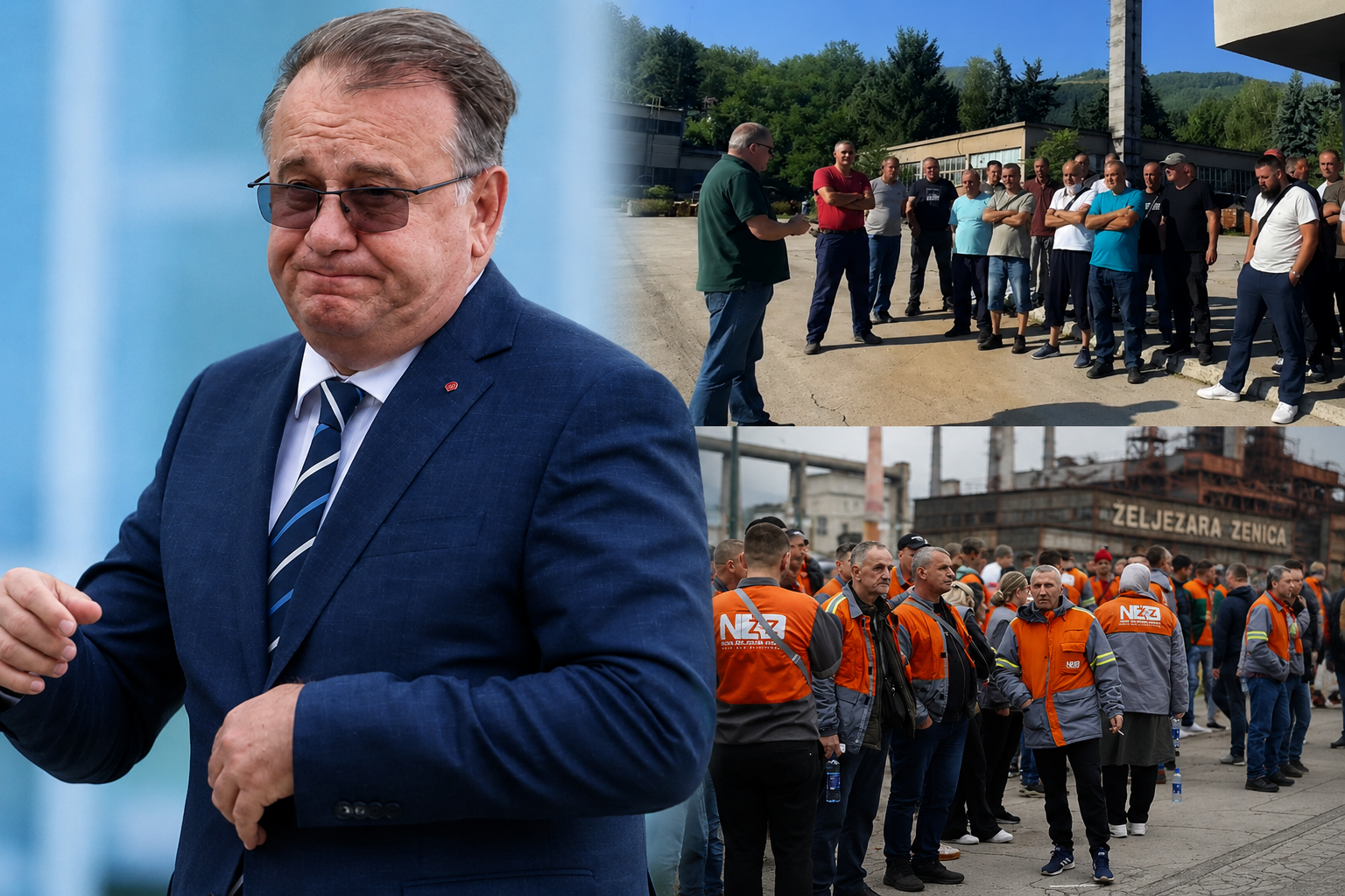 Zenički rudari sedmu noć proveli u jami Raspotočje