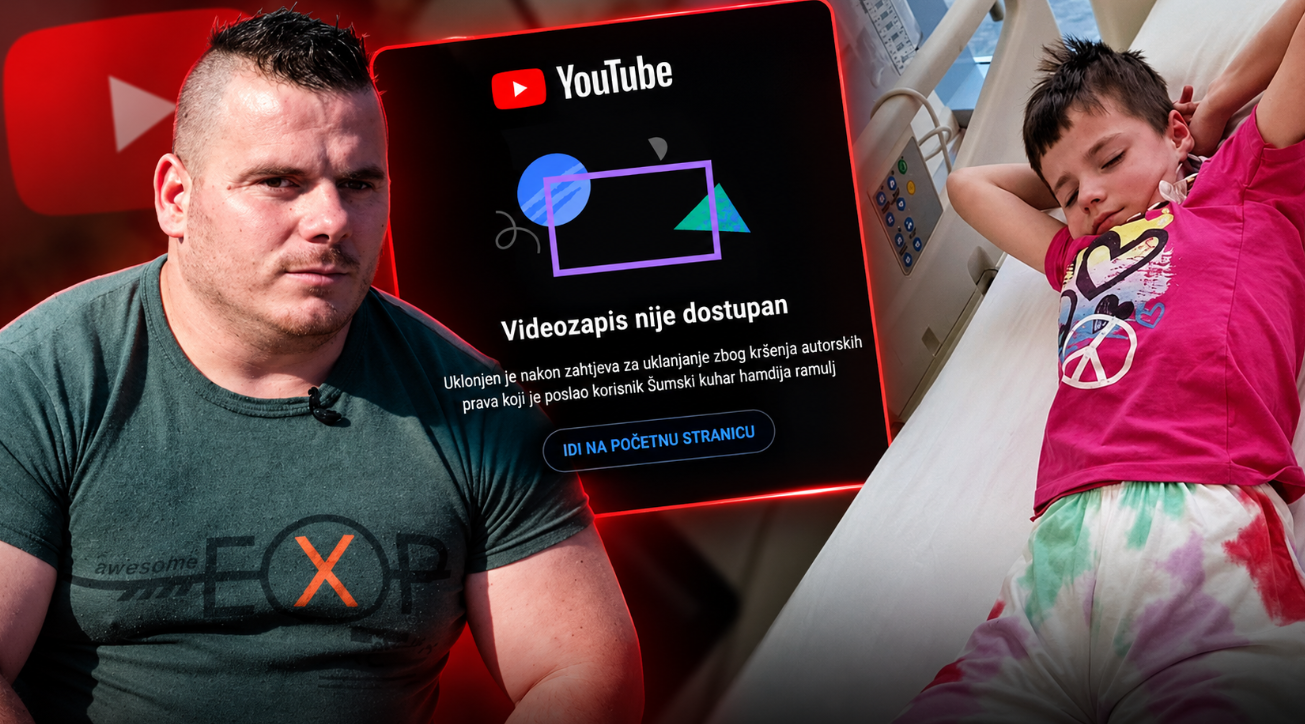 Prekinut humanitarni prijenos Amira Hadžića za Medinu Okanović, Hamdija Ramulj naveden u obavijesti YouTubea